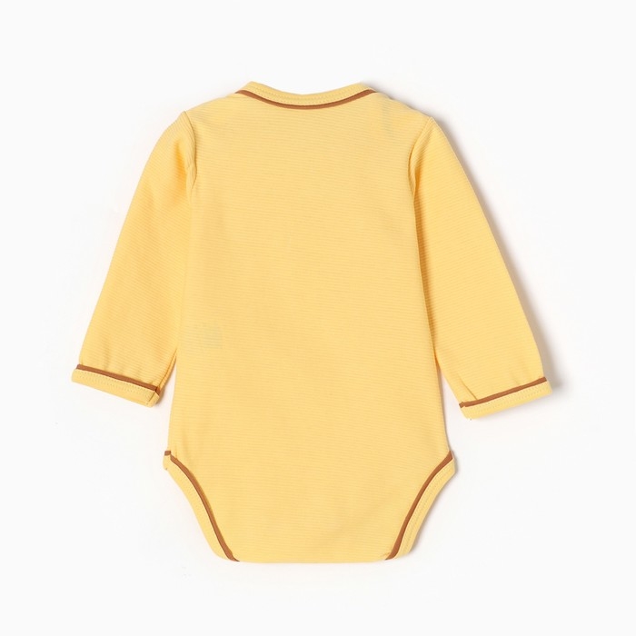 Комплект детский (3 предмета), цвет жёлтый, рост 68 см