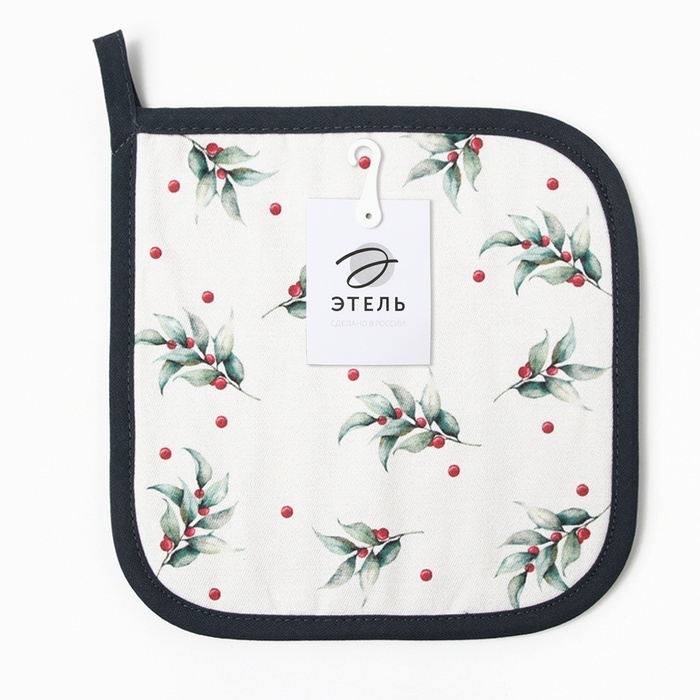 Новый год. Прихватка Этель Snow fun саржа, 19х19см,100% хл,ватин 250г/м2 Новый год. Прихватка Этель Snow fun саржа, 19х19см,100% хл,ватин 250г/м2