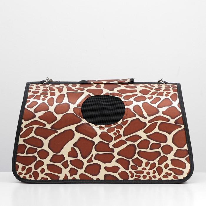 Сумка - переноска для животных Сумка - переноска для животных "Жираф", размер L, 53 х 21 х 29 см