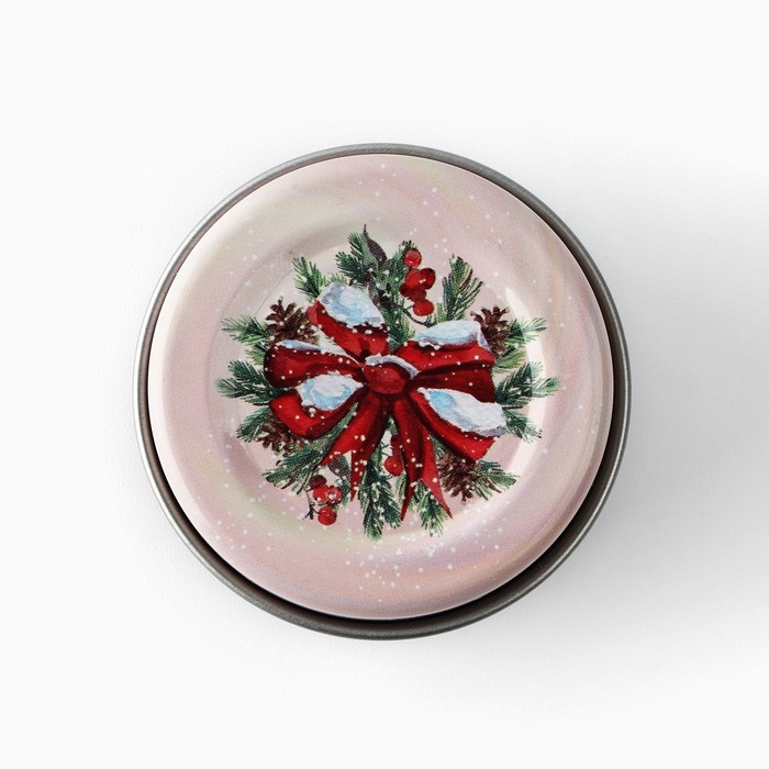 Свеча новогодняя в железной банке &laquo;Новый год: Верь в чудеса&laquo;Новый год: аромат ягоды, 4.8 см