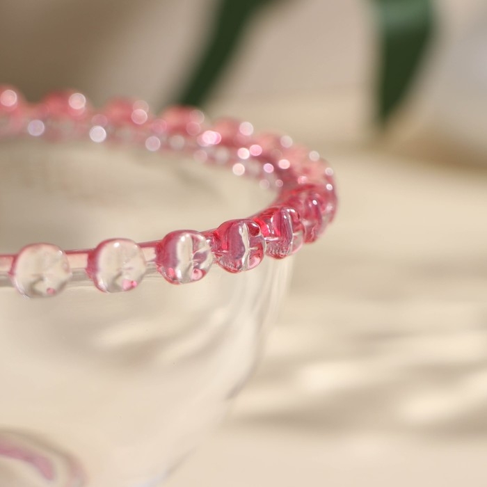 Миска стеклянная &laquo;Розе&raquo;, 300 мл, 13&times;6 см