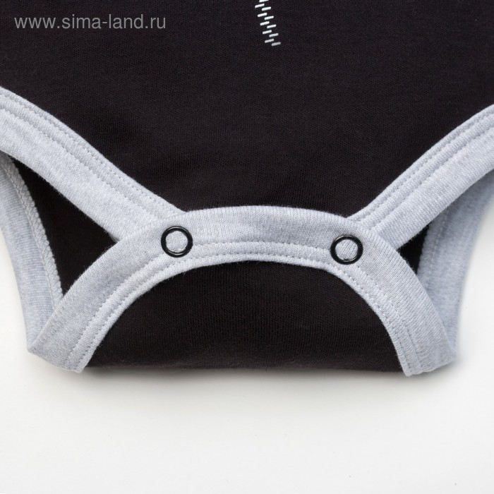 Боди Крошка Я «Рок стайл», рост 68-74 см, (размер24), цвет чёрный Боди Крошка Я «Рок стайл», рост 68-74 см, (размер24), цвет чёрный