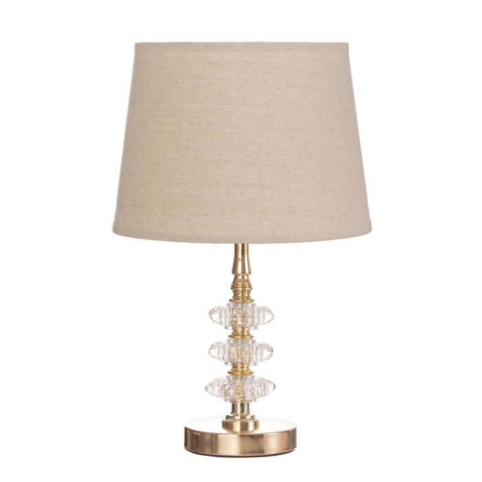 Настольная лампа Настольная лампа "Мартина" Е27 40Вт золото 20х20х40 см RISALUX