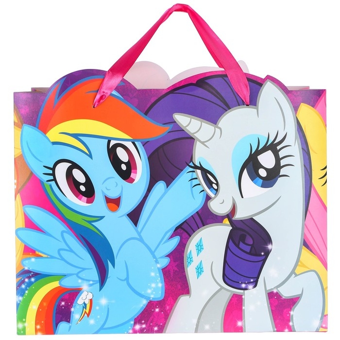 Пакет подарочный, 31х40х11 см, упаковка, My Little Pony