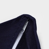 Органайзер для хранения белья Доляна &laquo;Волна&raquo;, 18 ячеек, 35&times;30&times;12 см, цвет синий