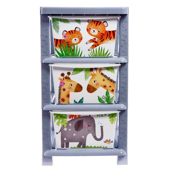 Комод детский &laquo;Счастливое детство&raquo;, 3 секции