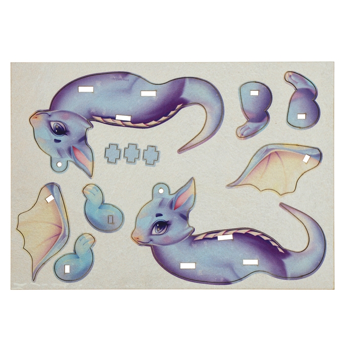 Новогодняя сборная подвеска на ёлку &laquo;Новый год! Дракон&raquo;