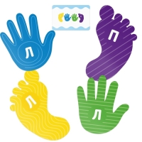 Нейропсихологическая игра &laquo;Ножки-ладошки&raquo;, 39 карт, 2 кубика, 3+