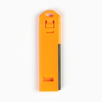 Свисток для выживания с огниво, высокочастотный, оранжевый, 8 см Свисток для выживания с огниво, высокочастотный, оранжевый, 8 см