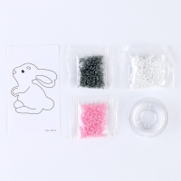 Вышивка бисером. Брошь &laquo;Сказочный зайчик&raquo;, набор для творчестваа