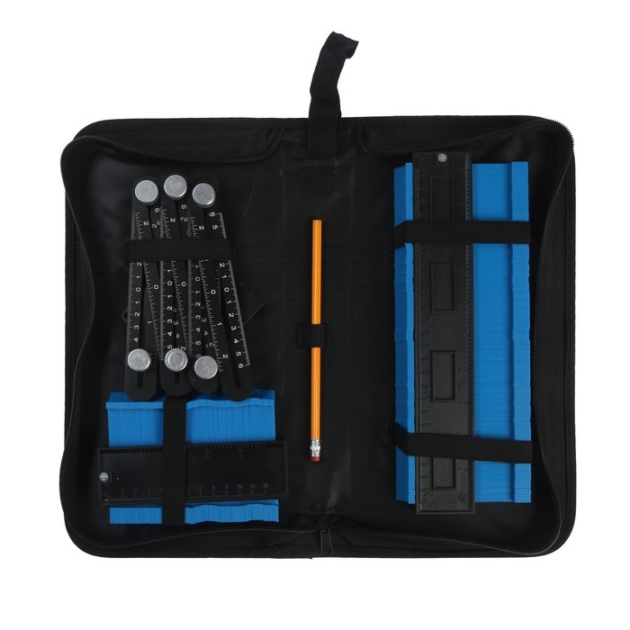 Набор дубликаторов в папке ТУНДРА, 125, 250 мм, складная линейка, карандаш Набор дубликаторов в папке ТУНДРА, 125, 250 мм, складная линейка, карандаш