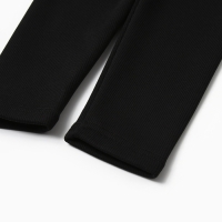 Леггинсы для девочки на флисе Collorista, цвет чёрный, рост 104 см