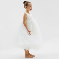 Платье детское нарядное KAFTAN рост 100, белый