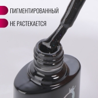 Гель лак для ногтей &laquo;SHINE COLOR&raquo;, 3-х фазный, 8 мл, LED/UV, цвет чёрный