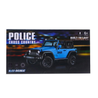 Джип радиоуправляемый &laquo;Полиция&raquo;, работает от батареек, МИКС