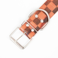 Ошейник 64 х 3,5 см, ОШ 47-57, коричневый