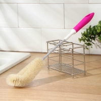 Ёршик для посуды Доляна, 42&times;6 см, цвет МИКС