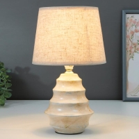 Лампа настольная 16405/1 E14 40Вт бежевый 17х17х29 см RISALUX