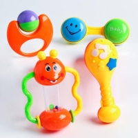 Набор погремушек &laquo;Звонкая радость&raquo;, 4 шт, цвет МИКС, Крошка Я