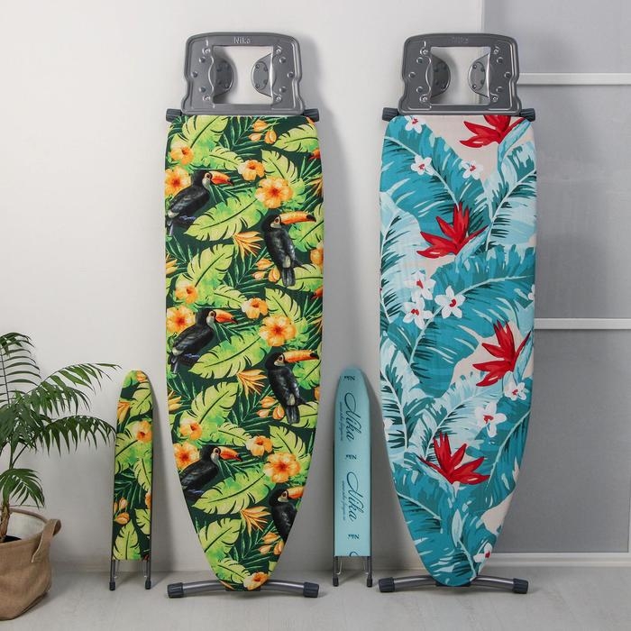 Доска гладильная Nika, 122&times;40 см, регулируемая высота до 90 см, микс