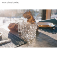 Набор стаканов стеклянных для виски &laquo;Рокс&raquo;, 2 предмета: 350 мл, 9,6&times;9 см