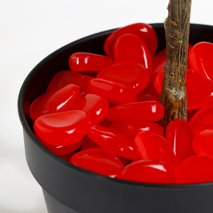 Светящийся декор Светящийся декор "Галька" коралловая, 100гр / фракция 2-3см