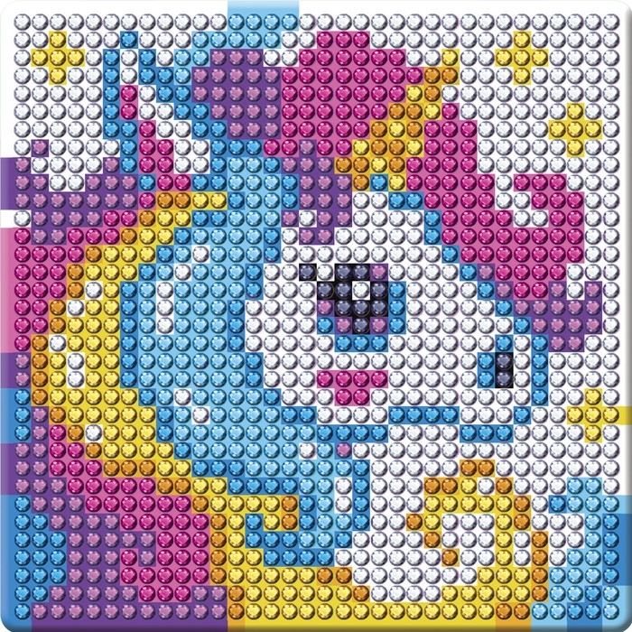 Алмазная мозаика на магните с полным заполнением для детей &laquo;Волшебный пони&raquo;