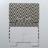 Коробка подарочная новогодняя складная &laquo;Золотой праздник&raquo;, 31,2 х 25,6 х 16,1 см, Новый год