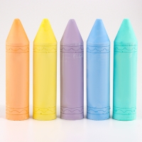 Мелки для рисования на асфальте &laquo;Гиганские&raquo;, 5 шт., цветные