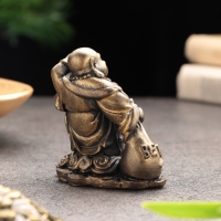 Сувенир &laquo;Хотей на богатство", гипсобетон, 6х5х5 см, набор 3 шт, 6х4х6,5 см