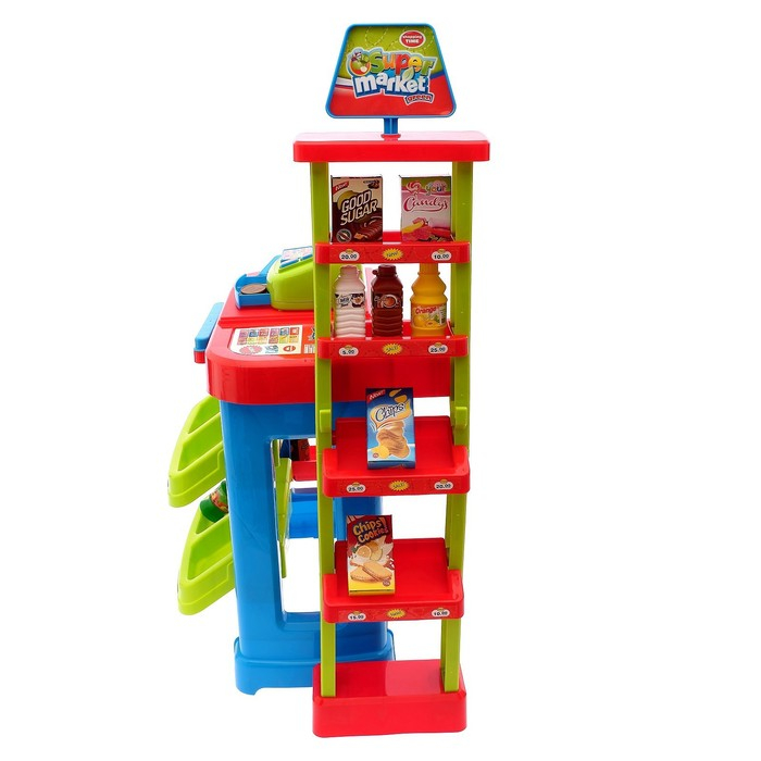 Игровой модуль &laquo;Торговая лавка&raquo; с тележкой и аксессуарами