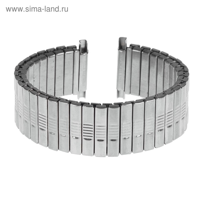 Ремешок для часов 20 мм, металл, серебряный Ремешок для часов 20 мм, металл, серебряный