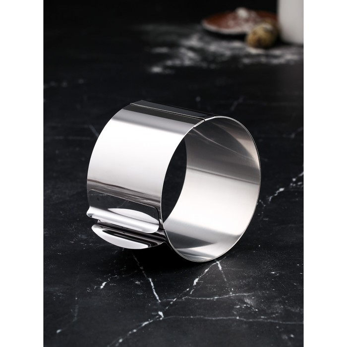 Форма для выпечки и выкладки с регулировкой размера &laquo;Круг&raquo;, h-12 см, d-20-38 см