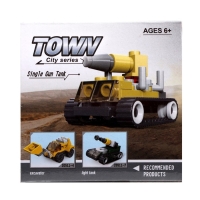 Конструктор &laquo;Штурмовой танк&raquo;, 22 детали