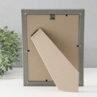 Фоторамка пластик "Винтаж" 15х21 см, морозное серебро