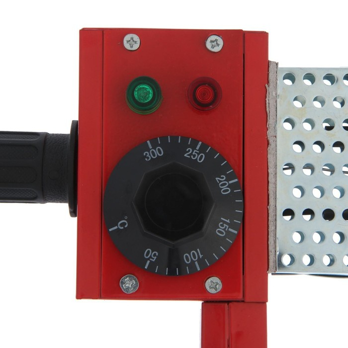 Аппарат для сварки пластиковых труб ЛОМ, 600 Вт, комплект насадок 20 - 32 мм, 50 - 300&deg;