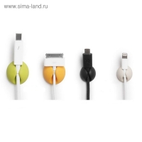 Зажимы для проводов, 6 шт, цвет МИКС Зажимы для проводов, 6 шт, цвет МИКС