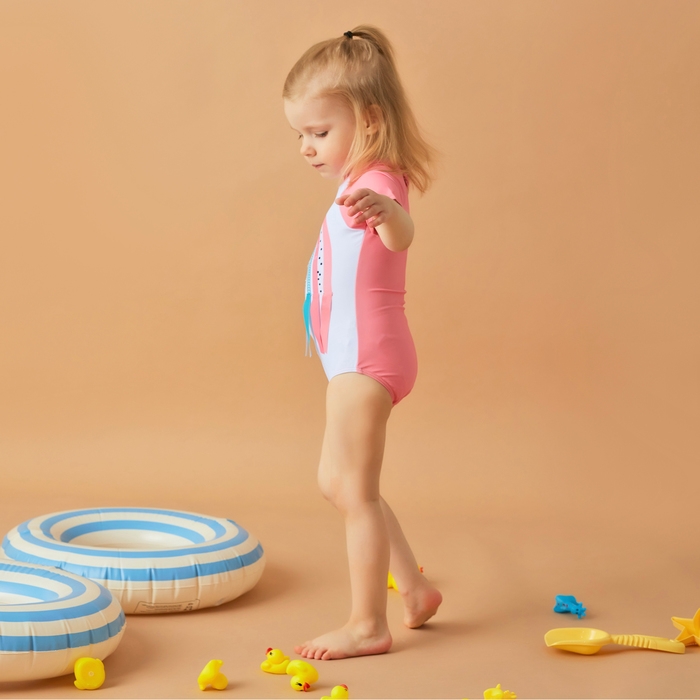 Купальный костюм детский Крошка Я "Радуга" рост 98-104 см