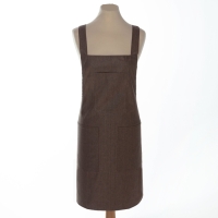 Фартук Этель "Стиль" цв.коричневый 60 х75см, 60% п/э, 20% хлопок, 20% лён