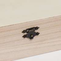 Шкатулка дерево под роспись "Прямоугольная" 6х21,5х16,5 см Шкатулка дерево под роспись "Прямоугольная" 6х21,5х16,5 см