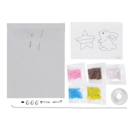 Вышивка бисером. Брошь &laquo;Зайчик и звезда&raquo;, набор для творчестваа