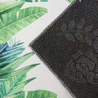 Коврик для дома Доляна &laquo;Тропики&raquo;, 50&times;80 см, цвет зелёный, форма МИКС