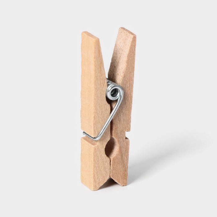 Прищепки бельевые Доляна &laquo;Мини&raquo;, деревянные, 3,5 см, 30 шт