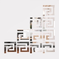 Наклейки интерьерные "Лабиринт", зеркальные, декор настенный, набор 10 шт, 10 х 10 см Наклейки интерьерные "Лабиринт", зеркальные, декор настенный, набор 10 шт, 10 х 10 см