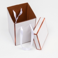 Коробка складная, золото, 10 х 18 см