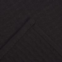 Набор кухонных полотенец "Доляна", цвет чёрный, 35х60см-2шт., 100% хл, вафля, 220 гр/м2