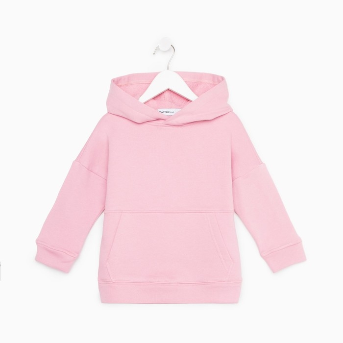 Худи для девочки KAFTAN "Basic line", размер 32 (110-116), цвет розовый