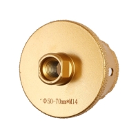 Коронка алмазная ТУНДРА, для УШМ, для отверстий под слив, по плитке, мрамору, 50/70 мм, М14 993530 Коронка алмазная ТУНДРА, для УШМ, для отверстий под слив, по плитке, мрамору, 50/70 мм, М14 993530