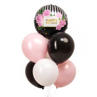 Набор воздушных шаров «Happy birthday», латекс, фольга, 7 шт. Набор воздушных шаров «Happy birthday», латекс, фольга, 7 шт.