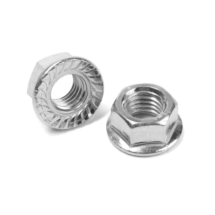 Гайка ТУНДРА, с фланцем, DIN 6923, класс прочности 8, оцинкованная, М12, 1 кг Гайка ТУНДРА, с фланцем, DIN 6923, класс прочности 8, оцинкованная, М12, 1 кг